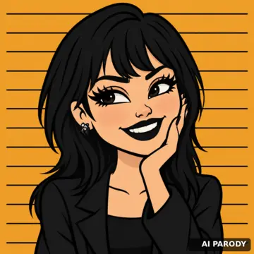 AI parody caricature: twin of @pinkchyu